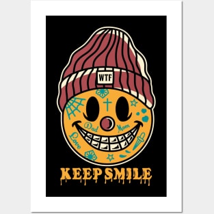 keep smile Posters and Art